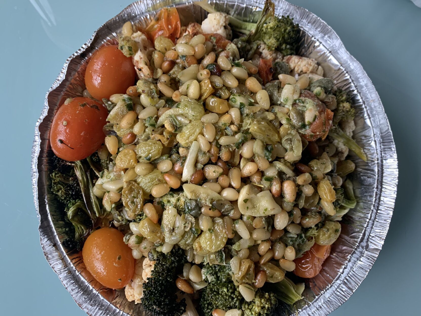 Roasted vegetables at Branch + Daughter